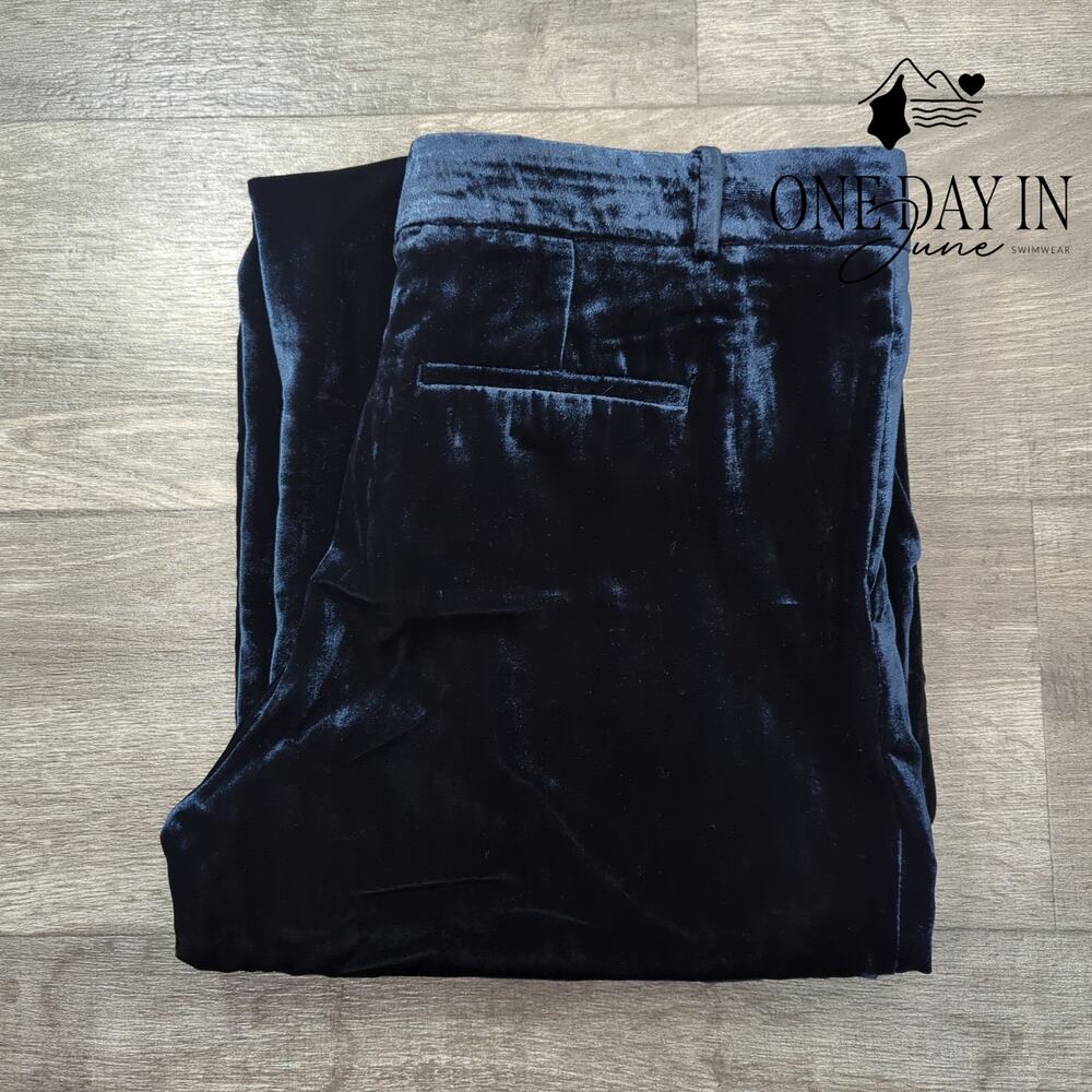 Ann Taylor Velveteen Wide Leg Pants Size 14 - Picture 6 of 7